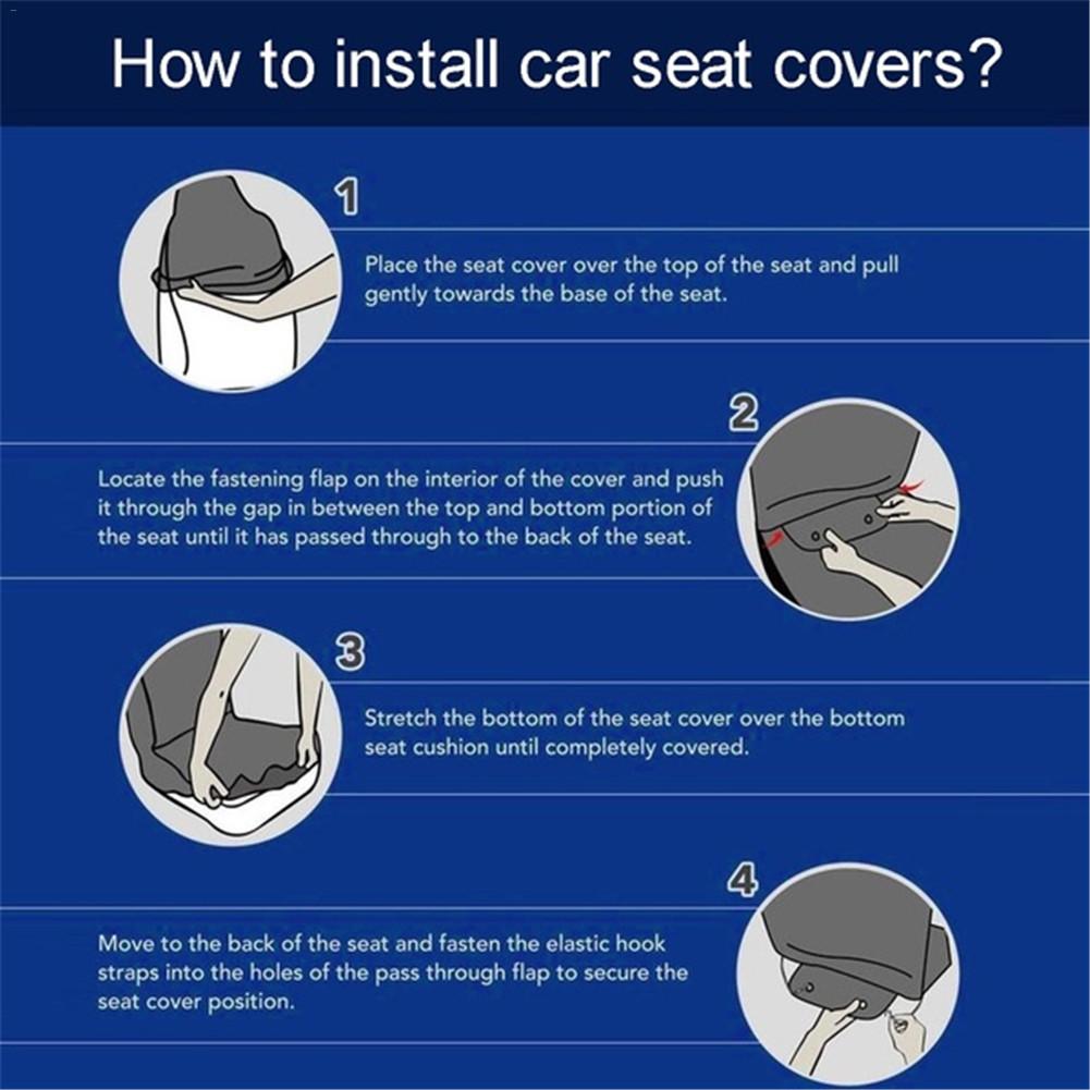 Renewold Auto Bekleding 2 Stuks Voor Stoelhoezen Set Gele Zonnebloem Afdrukken Universele Fit Drive Deat Covers Voorstoel cover