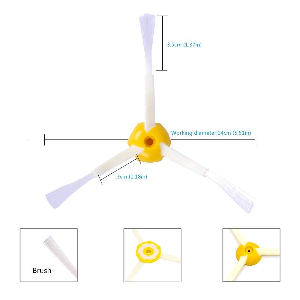 Til irobot roomba dele kit serie 800 860 865 866 870 871 880 885 886 890 900 960 966 980 -  2 2 børster og filtre