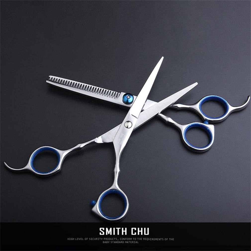 Smith Chu Xk01 Haar Schaar Set 6 Inch Snijden Dunner Styling Tool Salon Kappers Shears Regelmatige Platte Tanden Blade 58Hrc