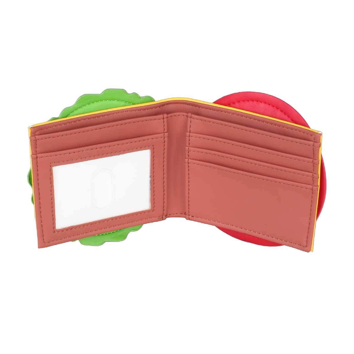 Burger shaped cute women's wallet, men's ID card holder