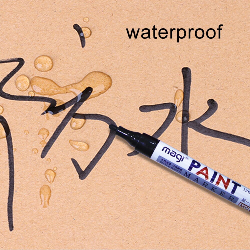 Umitive 1pcs Verf Marker Kan Niet Veeg De Band Touch Up Pen Album Graffiti DIY Wit Marker Pen