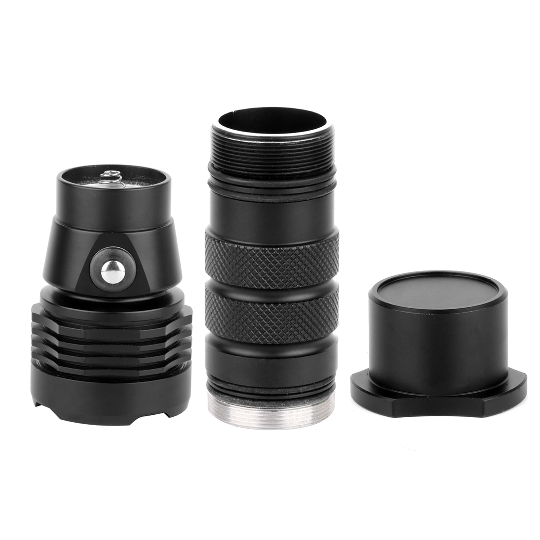 1000lm led waterdichte duikzaklamp met 1 inch balhoofdclip 2000lm gopro-actiecamera