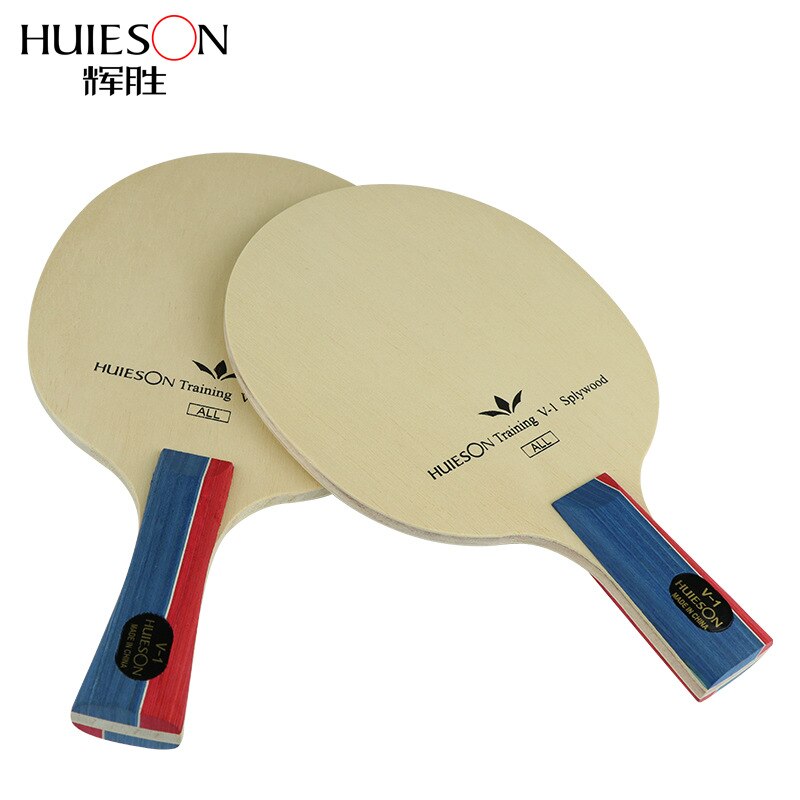 Huieson-raqueta de tenis de mesa para niños, pala de madera Polar de 5 capas, nivel de entrada, entrenamiento de tenis de mesa