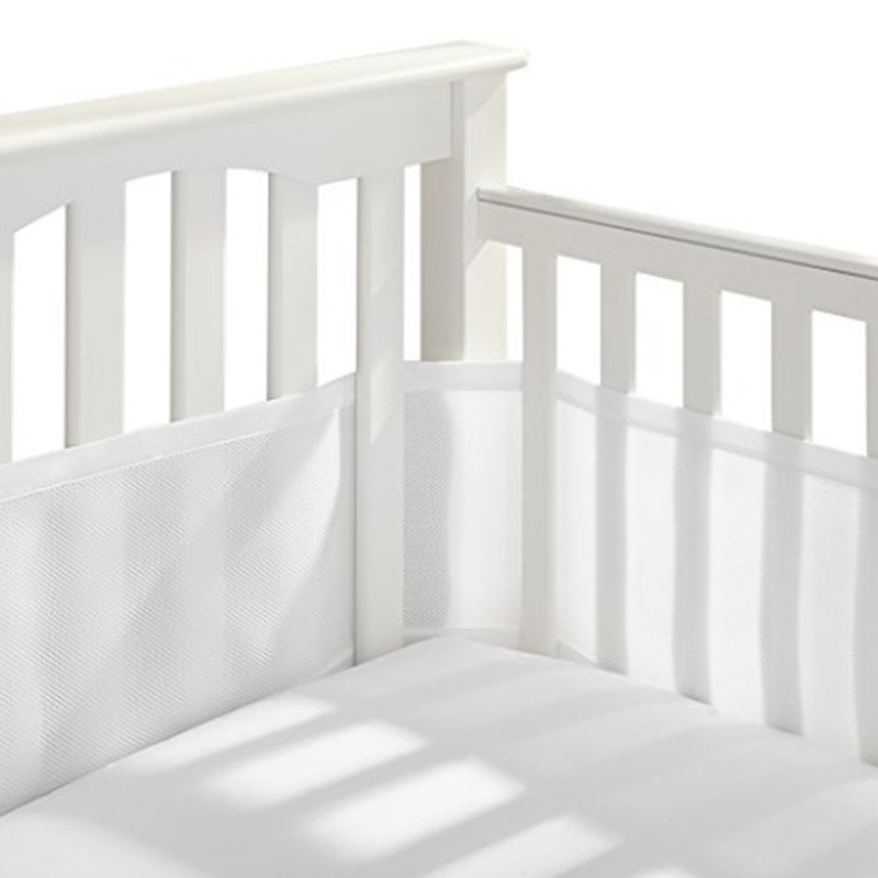 Baby Nursery Ademend Baby Bed Bumper Een Stuk Wieg Rond Kussen Cot Protector Kussens Pasgeborenen Room Decor