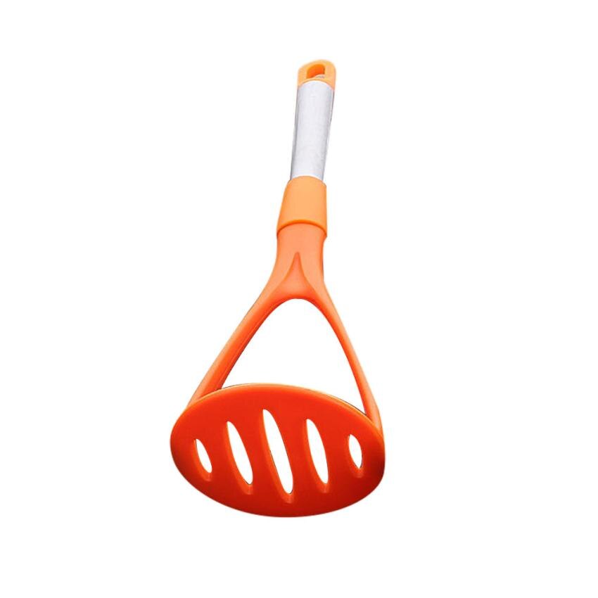 1pc Potato Press Tool Potato Masher Ricer PP Plastic Potato Mud Pressure Machine Crusher Kitchen Gadgets Fruit Vegetable Tools