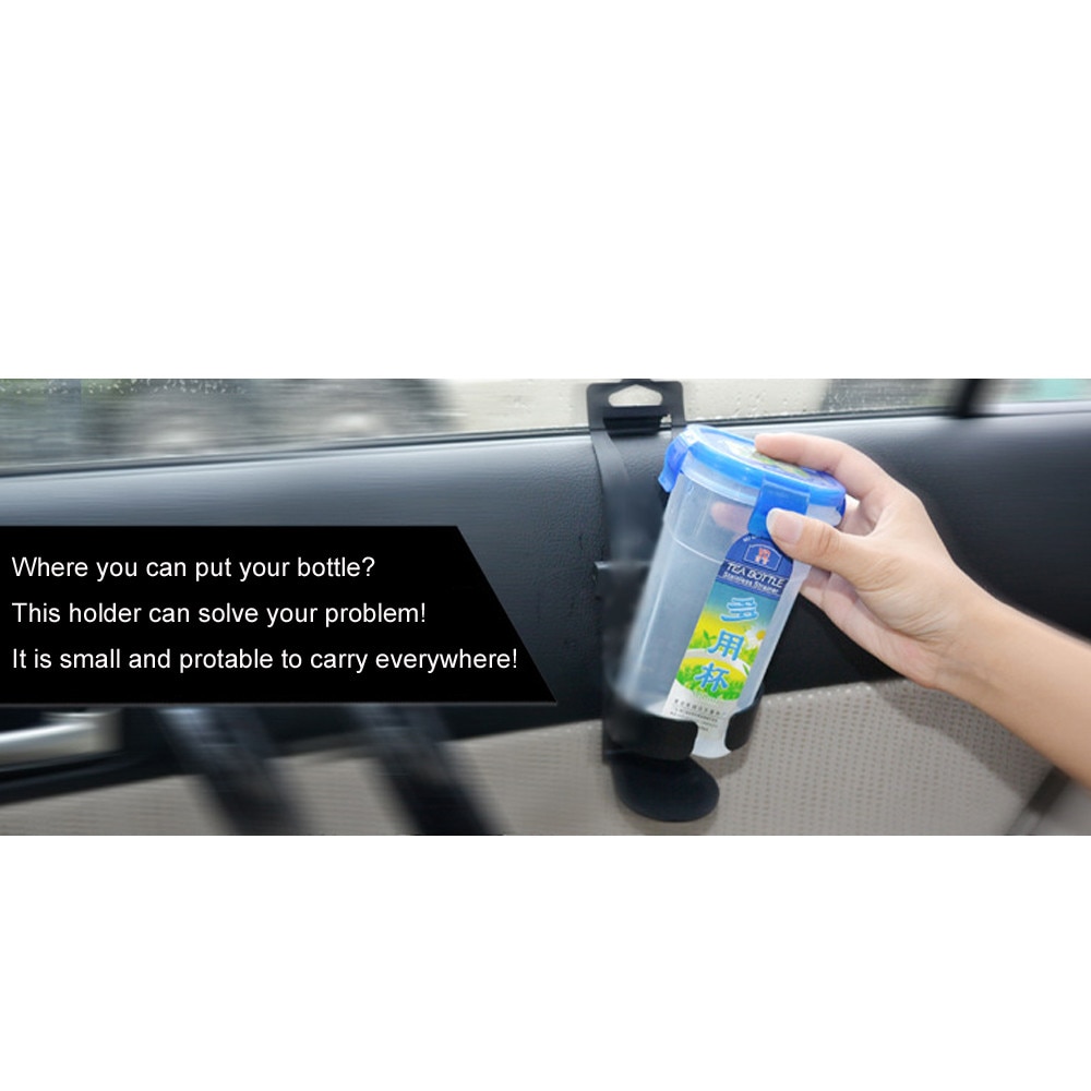 Soporte para bebidas de coche, Soporte para vasos de estilo de coche, organizador portátil para botellas de coche, accesorios de interior de coche universales fijos estables