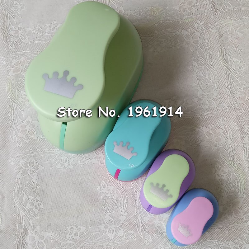 4PCS (3",1.5",1",5/8") Circle craft punch set cortador de papel de scrapbook school paper foam Round hole punches