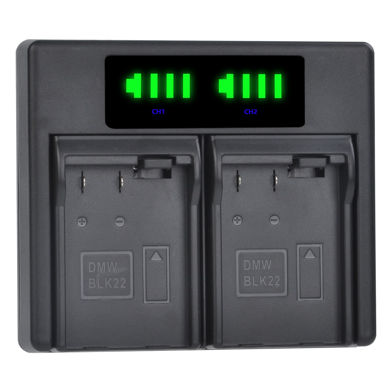 Batmax-batería recargable para cámara Panasonic LUMIX DMW-BLK22 GH5, 7,2 V, 2280mAh, DC-S5, BLK22: 1 charger