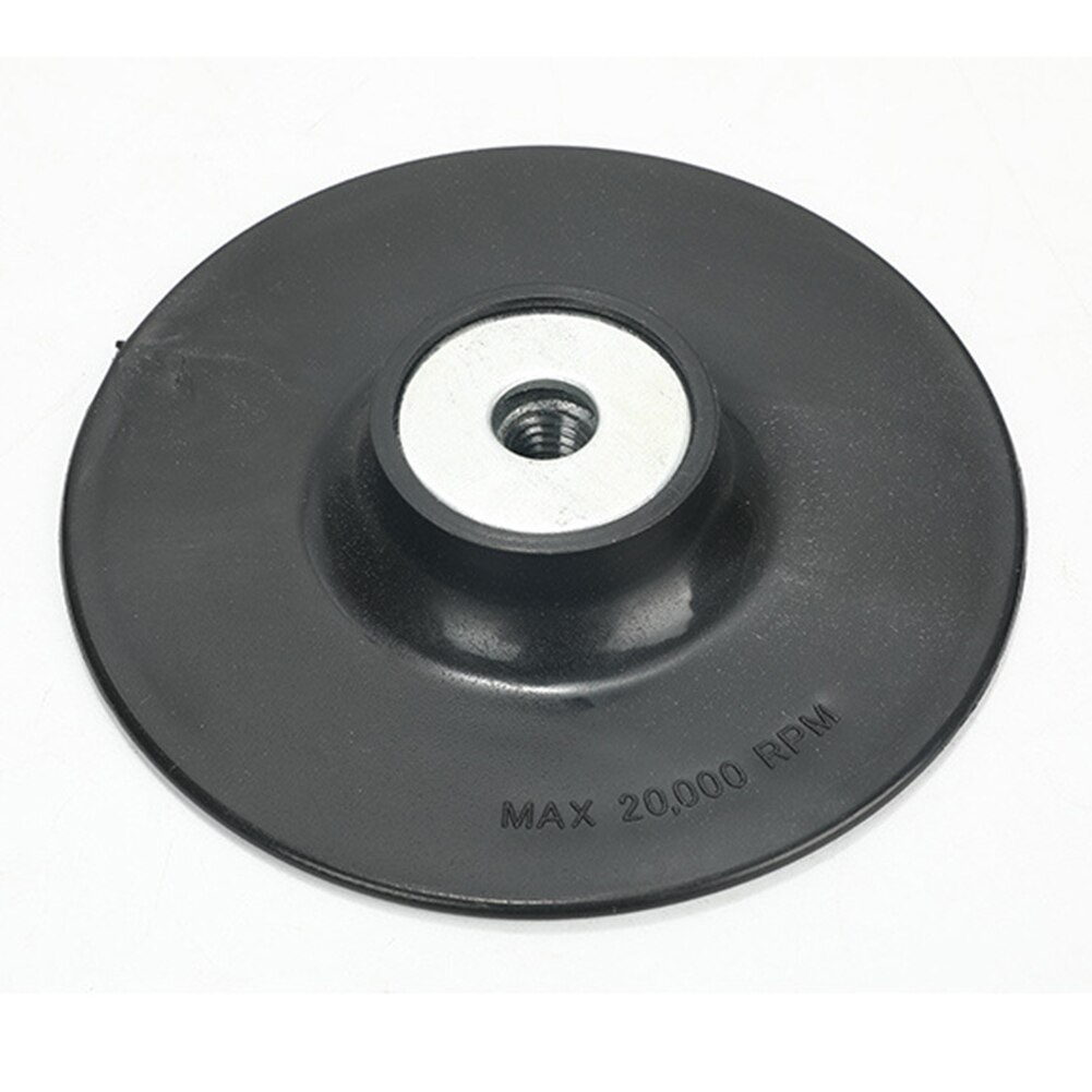 M10 M14 Angle Grinder Plastic Backing Pad For Abrasive Sanding Fibre Grit Disc Polishing Tray Pallet Sandpaper Polishing Disc