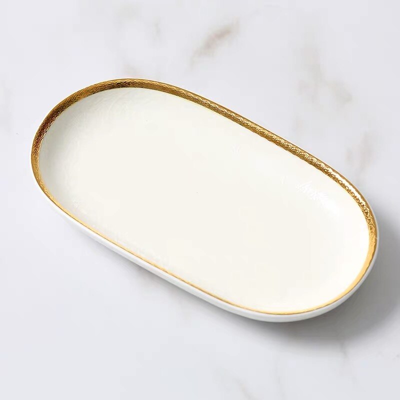 European Pastoral Bone China Soap Box Ceramic Bathroom Toilet White Porcelain Soap Draining Dish Home Light Luxury Soap Tray: P