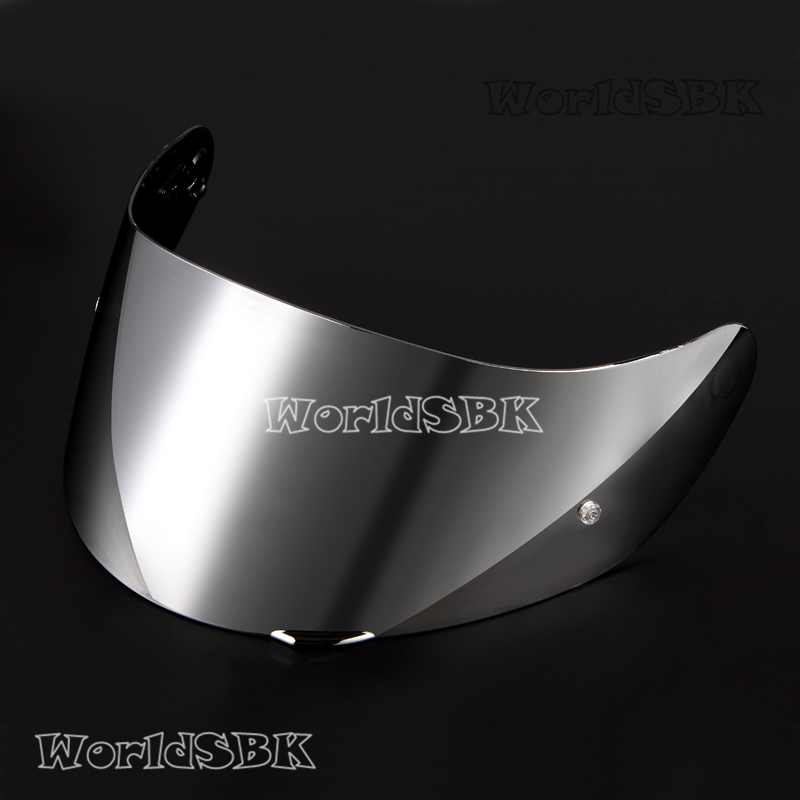 Helmvisier für AGV K1 K5 K3SV Motorrad abnehmbare Helmbrille Motorradhelmlinse: Silber