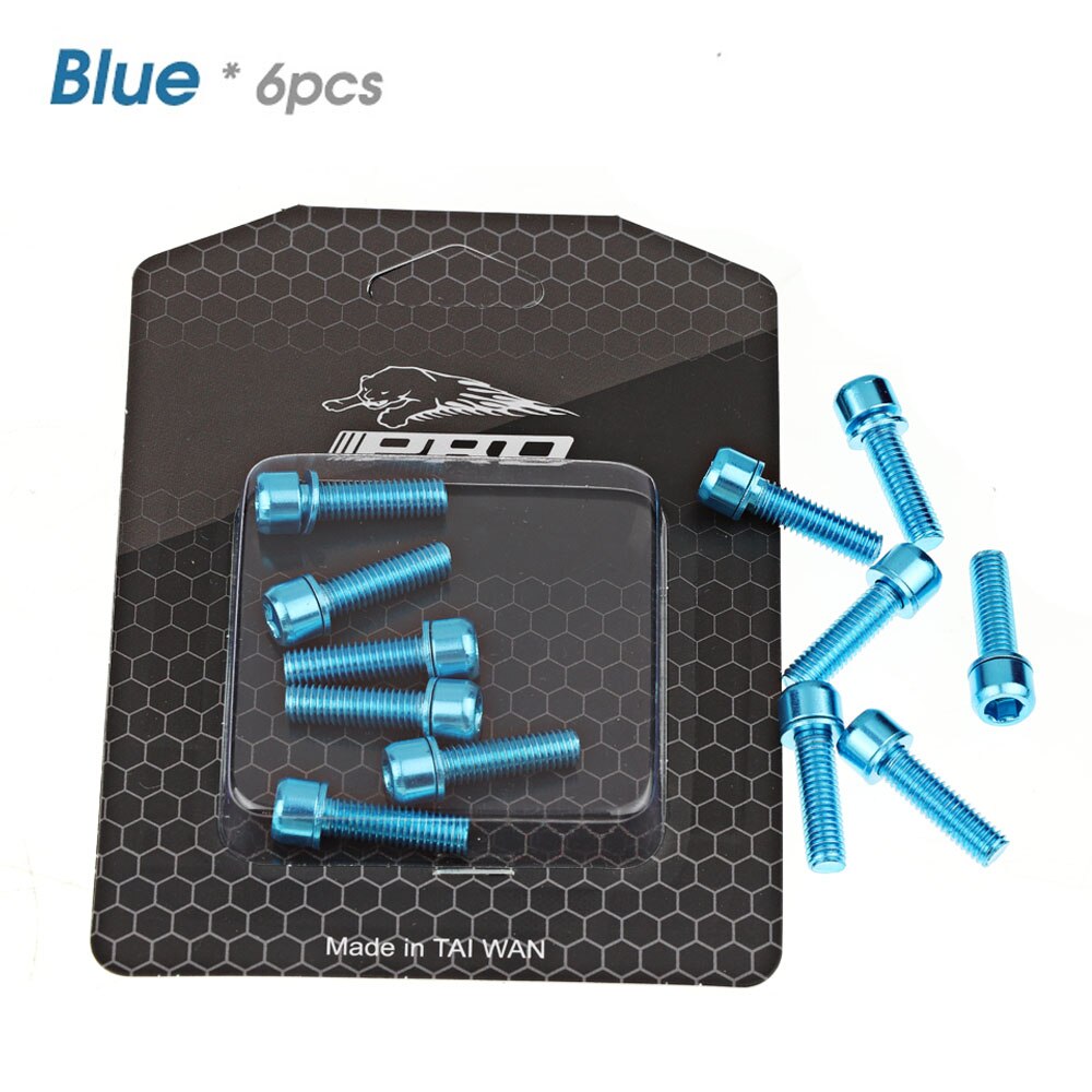 High-Carbon Staal M5 * 17Mm Stuurpen Nail Fiets Stuurpen Schroeven Bolt Mountain Dode Vlieg Road Vouwen fiets Handvat Riser Schroef: Royal blue