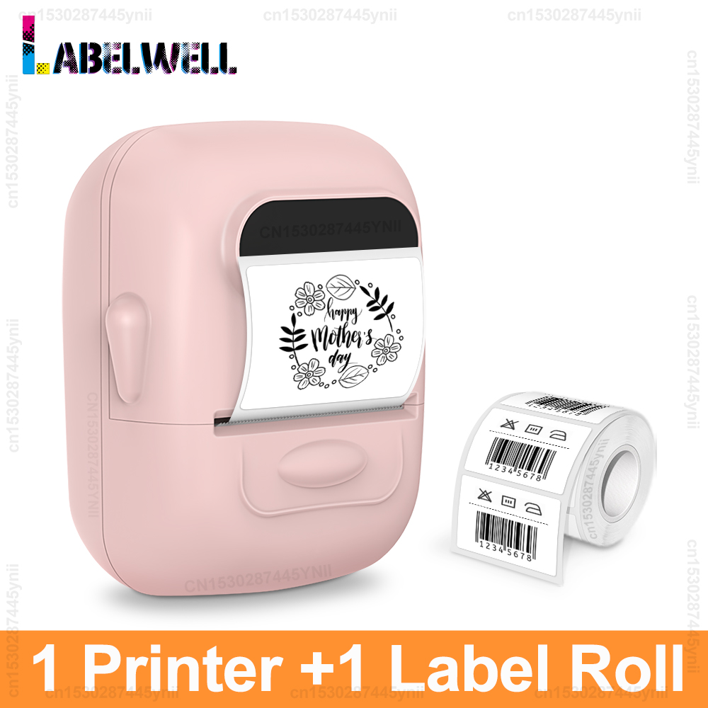 P50 Thermal Label Printer Similar as Marklife P50 M110 E210 Mini Label Maker Handheld Label Machine with Adhesive Label Sticker: green