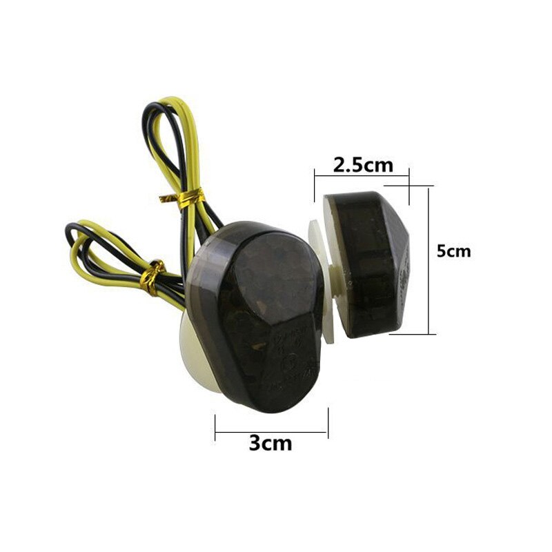 Pour Kawasaki ZX6R ZX7R ZX9R ZX10R ZX636 ZX12R ZX 6R 7R 9R 10R LED clignotants à montage encastré clignotants clignotants