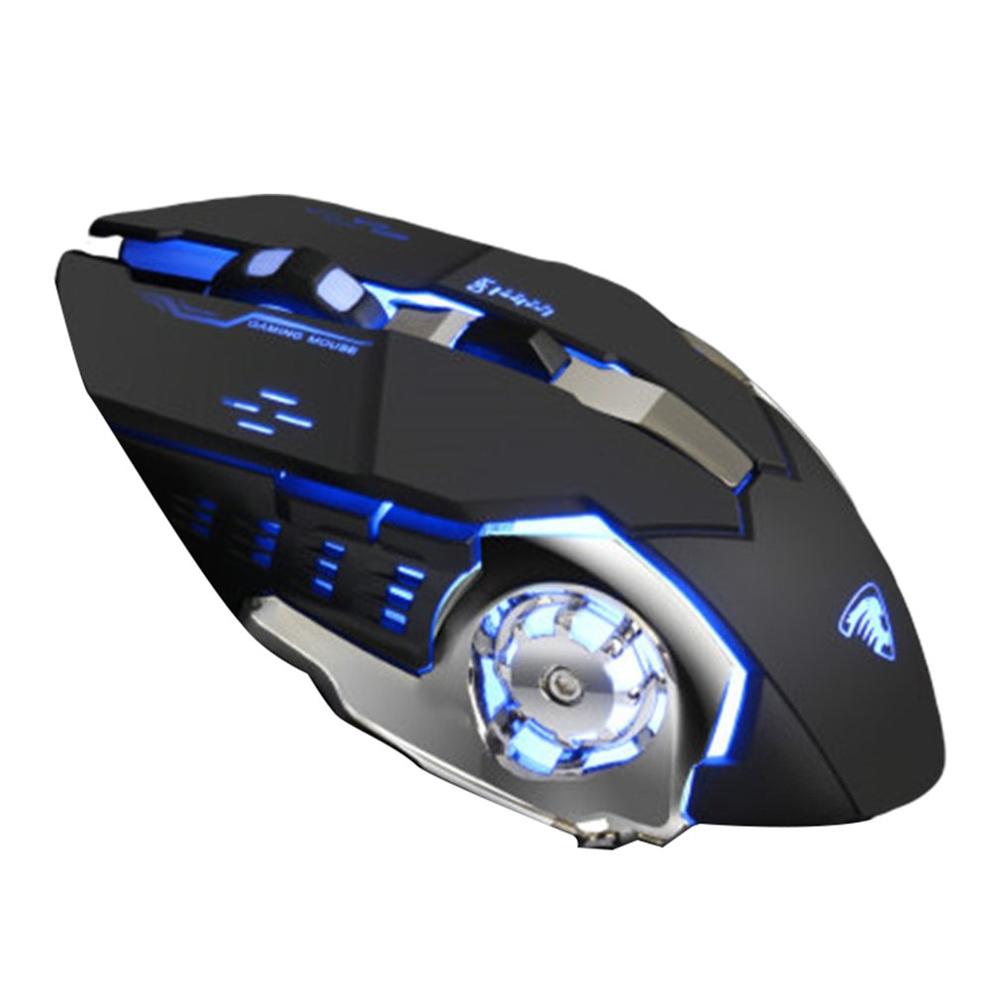 Gamer Gaming Mouse 3200DPI Adjustable Wired Optical LED Computer Mice USB Cable Silent Mouse for laptop PC: White