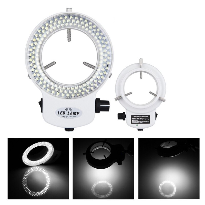 144 LEDs Ring licht Ring Licht für Mini umfang lampe licht 6000K 0-100% einstellbar Weiß