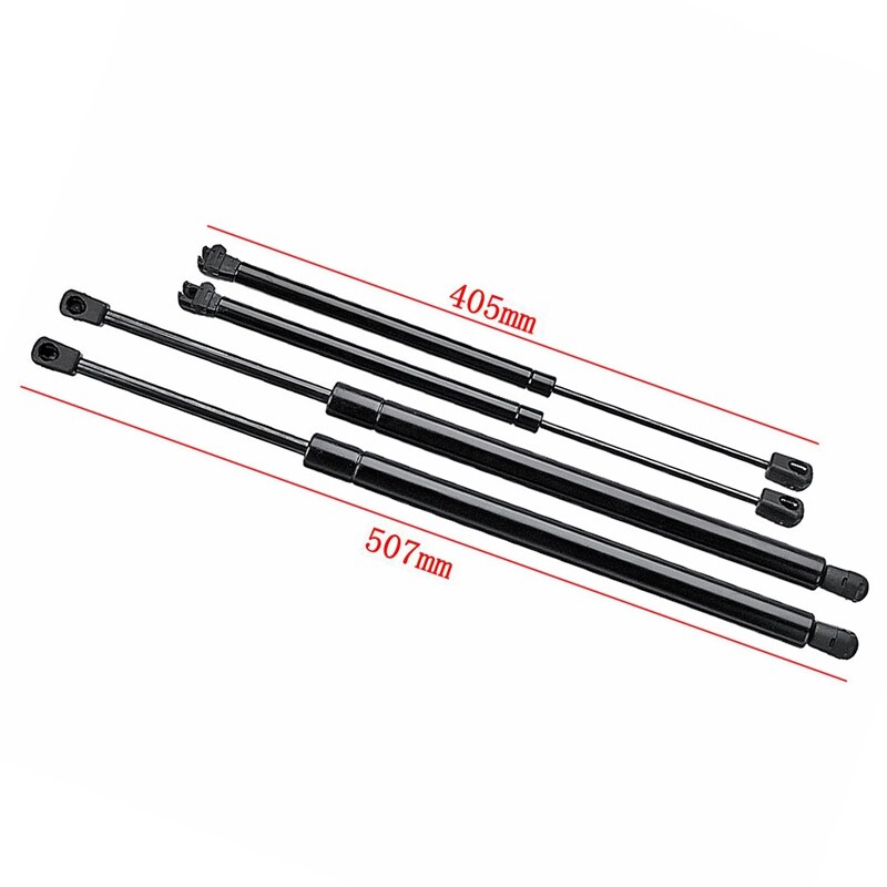 4Pcs Achterruit Achterklep Boot Gasveren Ondersteuning Bar Voor Nissan Pathfinder R51 2005 2006 2007