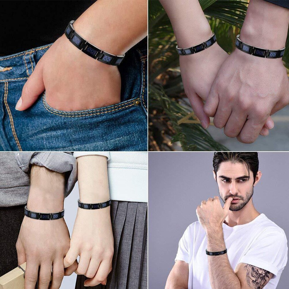 Magnetische Titan Charme Valentines Schild Schmuck Für Arthritis Gesundheit Therapie Einzigartige Einfache Kette Männer Armbinde Armbinde