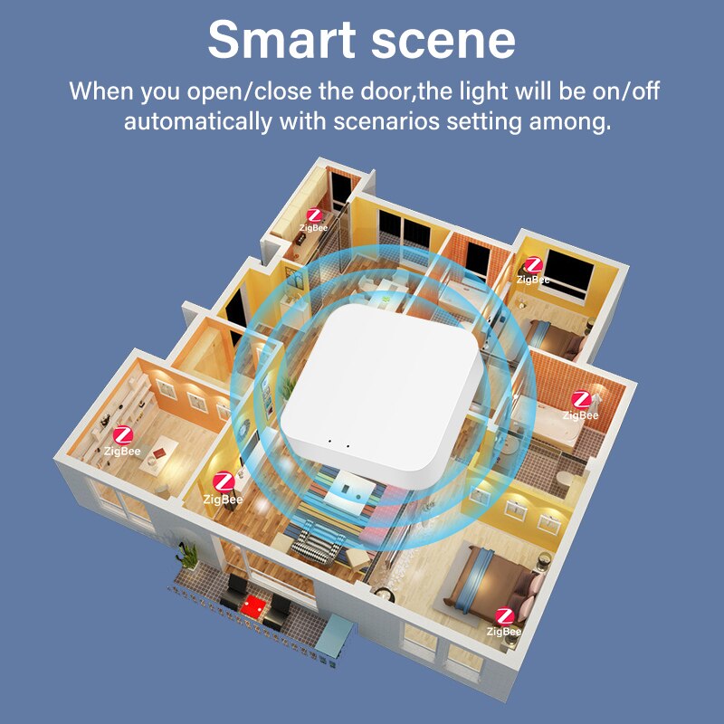 Tuya ZigBee 3,0 Smart Hub Wireless Gateway Brücke APP Stimme Fernbedienung Arbeitet Mit Alexa Smart Leben Google Home Assistent