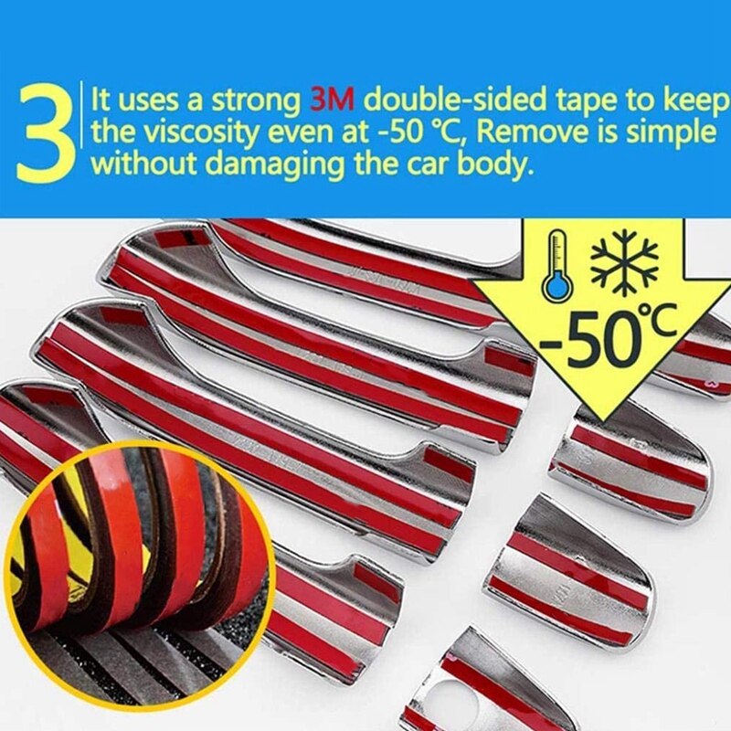 Abs chromen buitendeurgreep afdekking veiligheidsdeurgreep afdekking beschermkap voor opel meriva b