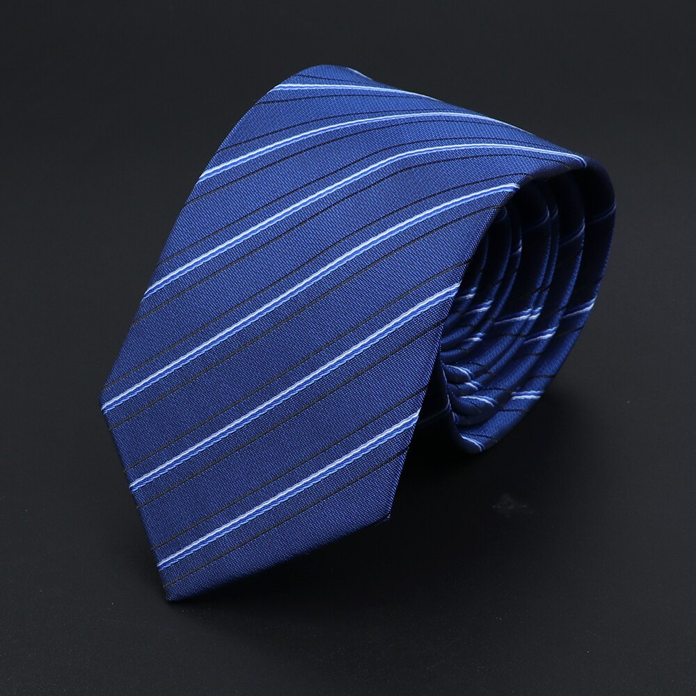 Corbata de punto a rayas para hombre, corbatas suaves clásicas de , tejido Jacquard de poliéster, accesorios de uso diario, Azul, Negro, Rojo, rosa,: 27