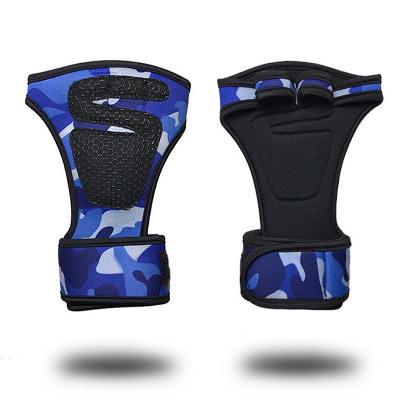 1 Paar Riding Handschoenen Sport Fitness Handschoenen Pols Gewichtheffen Hand Half Vinger Handschoenen Gym Training Bodybuilding Sport Handschoenen: MULTI / L