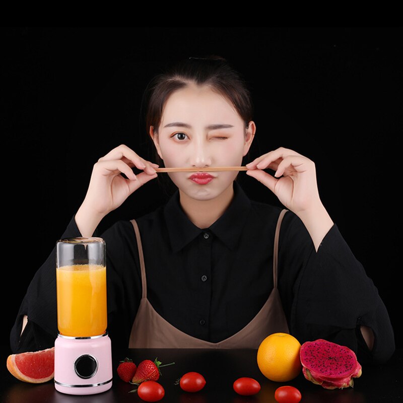 Top Portable Blender, Usb Rechargeable Travel Blender, Personal Blender For Shakes And Smoothies, Fast Blending, Detachable