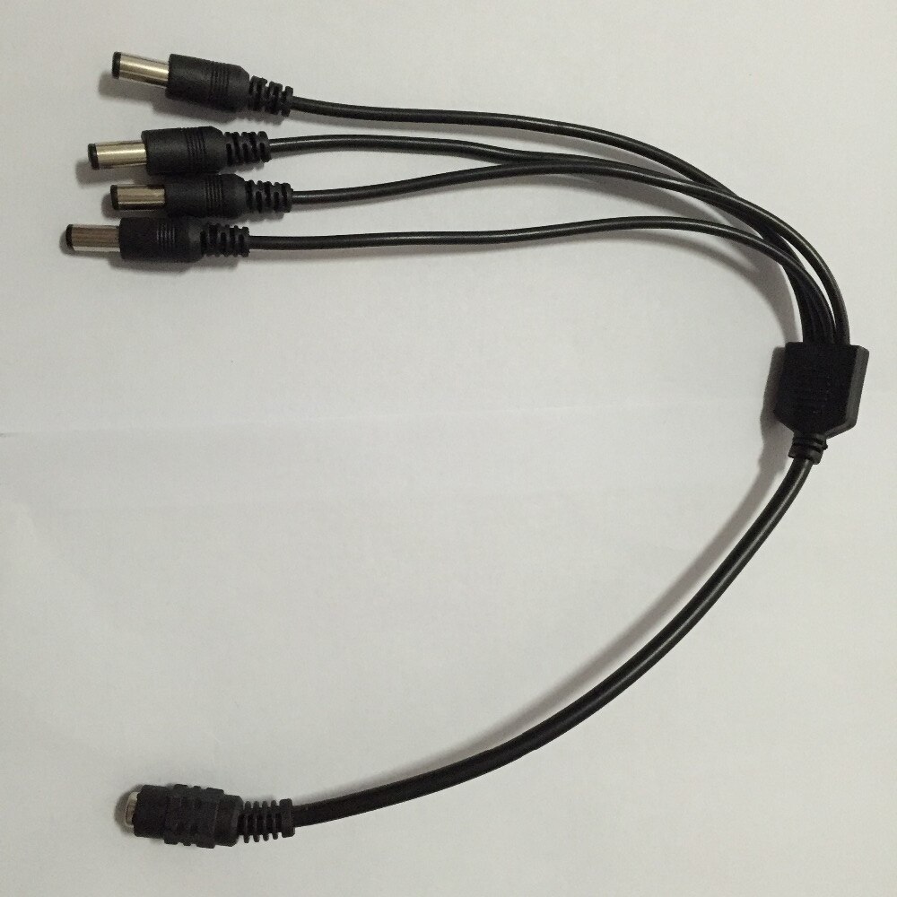 DC 12V 5A Power Supply Adapter + 4 Split Power Cable for CCTV Security Camera DVR Analog AHD TVI CVI camera DVR Systems