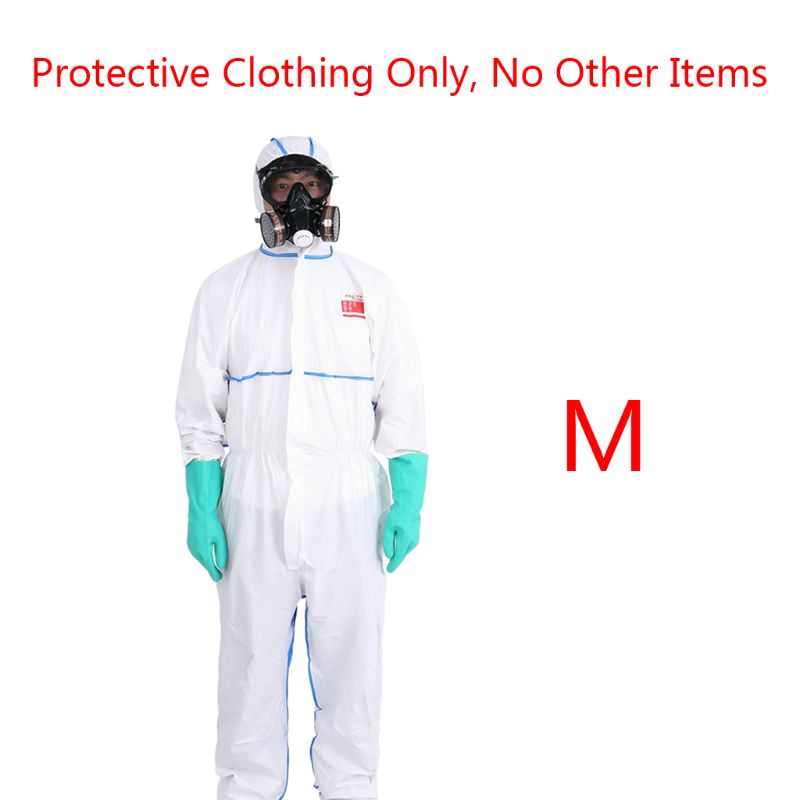 Beskyttelsesdragt beskyttelsesdragt overallsdragt overalls med kasket fuld kropsbeskyttelse arbejdsforsikringssikkerhed