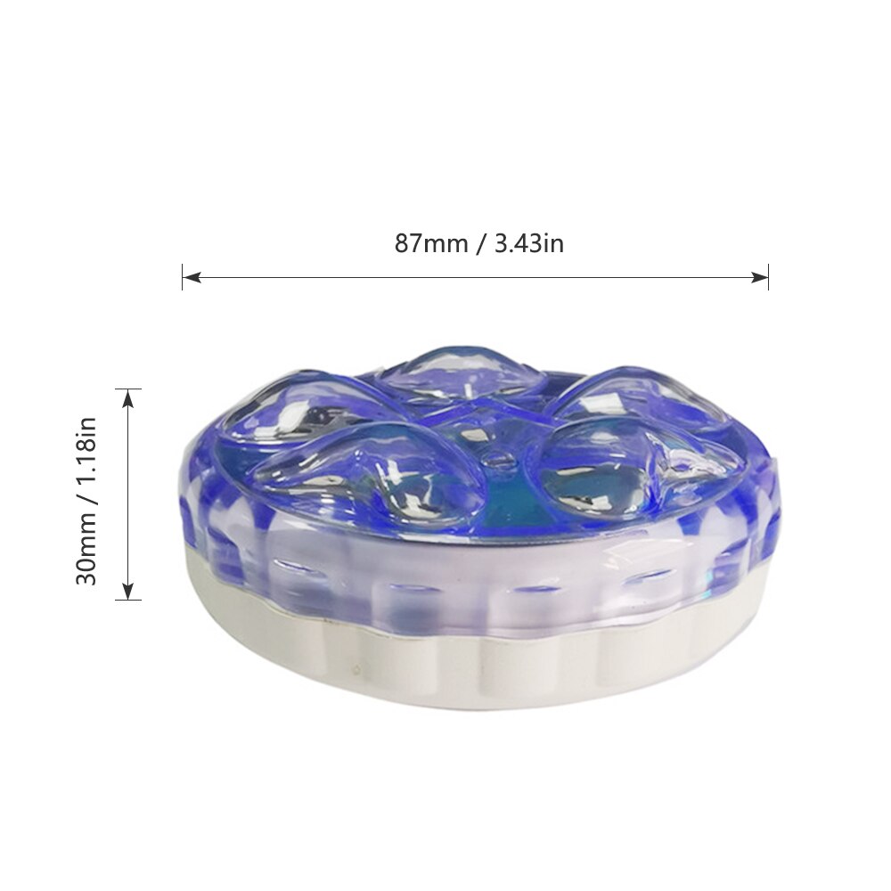 Dimmable LED RGBW Submersible Light With IR Remote Control Swimming Pool Light Underwater IP68 Tea Night Light for Pond