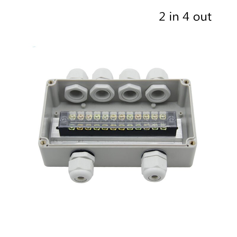 Waterproof Electrical Outdoor Junction Box with terminal 158*90*60mm Sealed Switch Plastic Enclosure Case Electrical Box