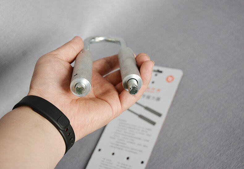 80-180kg justerbara power u-form handgrepp fitness gripper hand muskel utvecklare