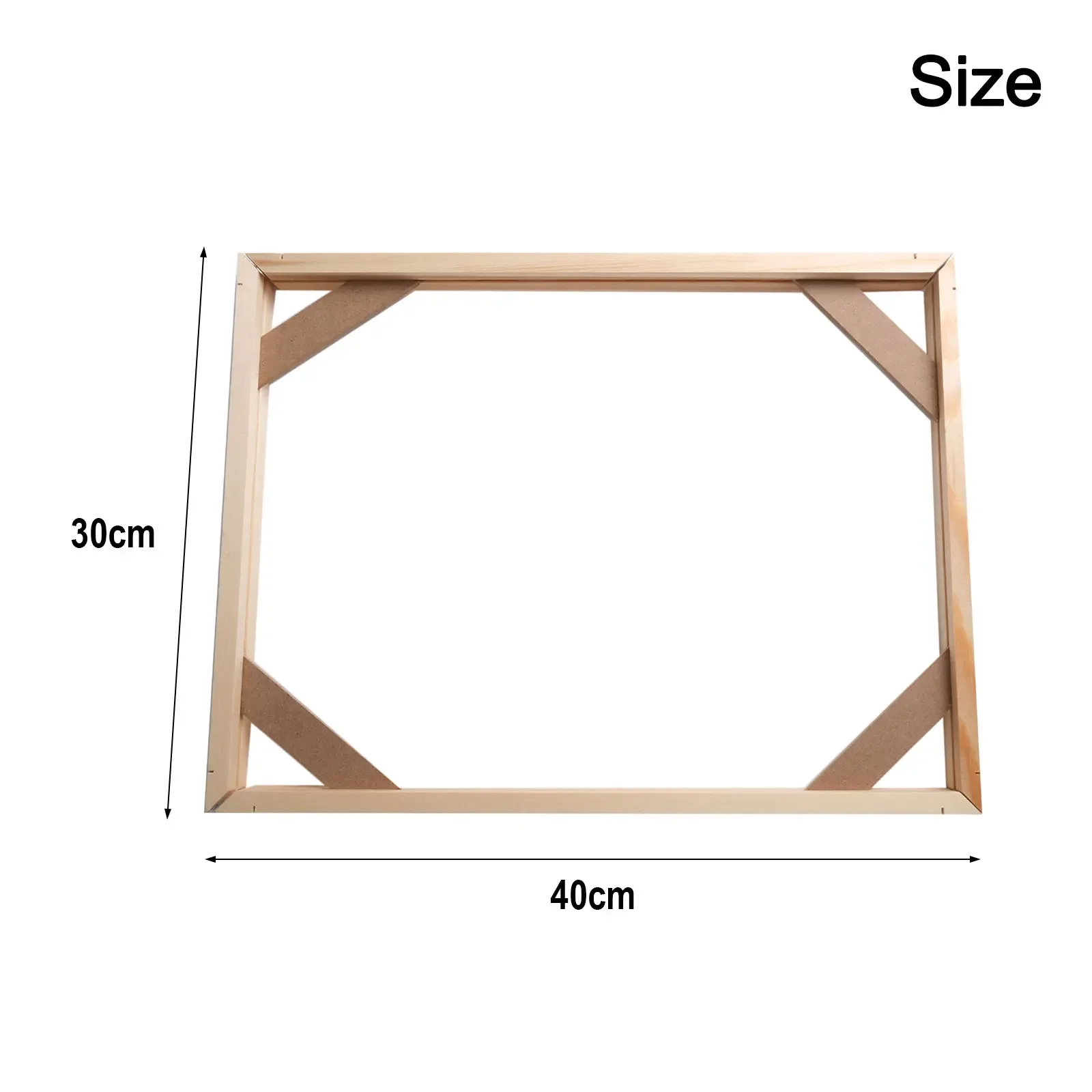 Ramka DIY 40x50cm na obrazy na płótnie Drewniana ramka na zdjęcia Rodzinne artystyczne ramki na obrazy olejne Dekoracja ścienna robić domu