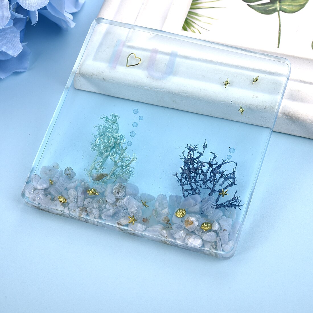 Resin Casting Fillers For Jewelry Pendant DIY Dried Flower Coral Grass Decorations Jewelry Making Filling Tool