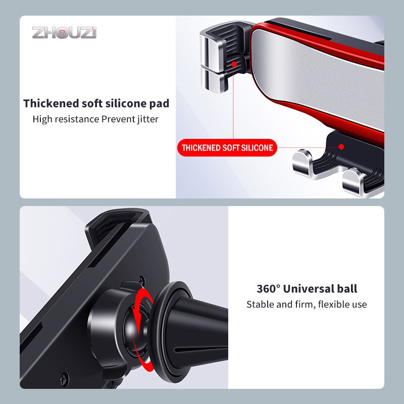 For Mini Cooper Countryman F54 F55 F56 F60 Car Mobile Phone Holder Air Vent Mount Stand GPS Gravity Bracket Car Accessories