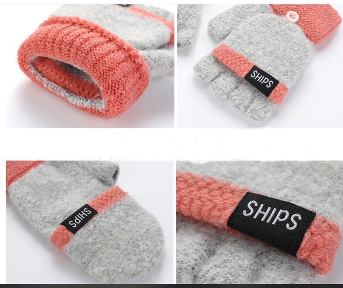 USB Electric Rechargeable Mitten Winter Heated Gloves Full&Half Finger Warmer