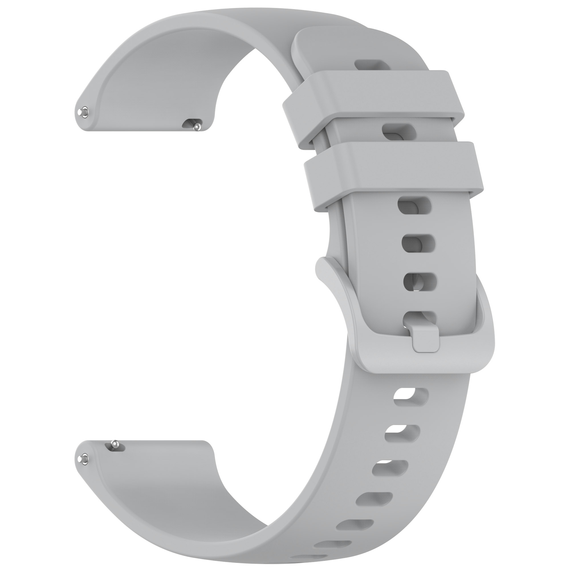 20mm rem til garmin approach  s50 /  vivoactive 5 blød silikone og holdbar ensfarvet urrem til forerunner 165/165 music: Mørk oliven