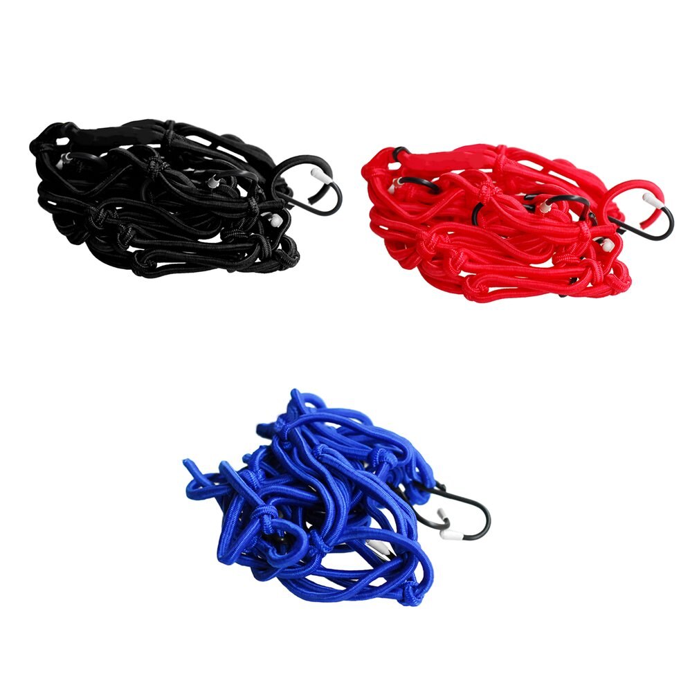 30X30Cm Bagage Cargo Mesh Netto Auto Accessoires Motorcycle Fietshelm Houder 6 Haken Hold Mesh Netto Zak auto Styling Tool