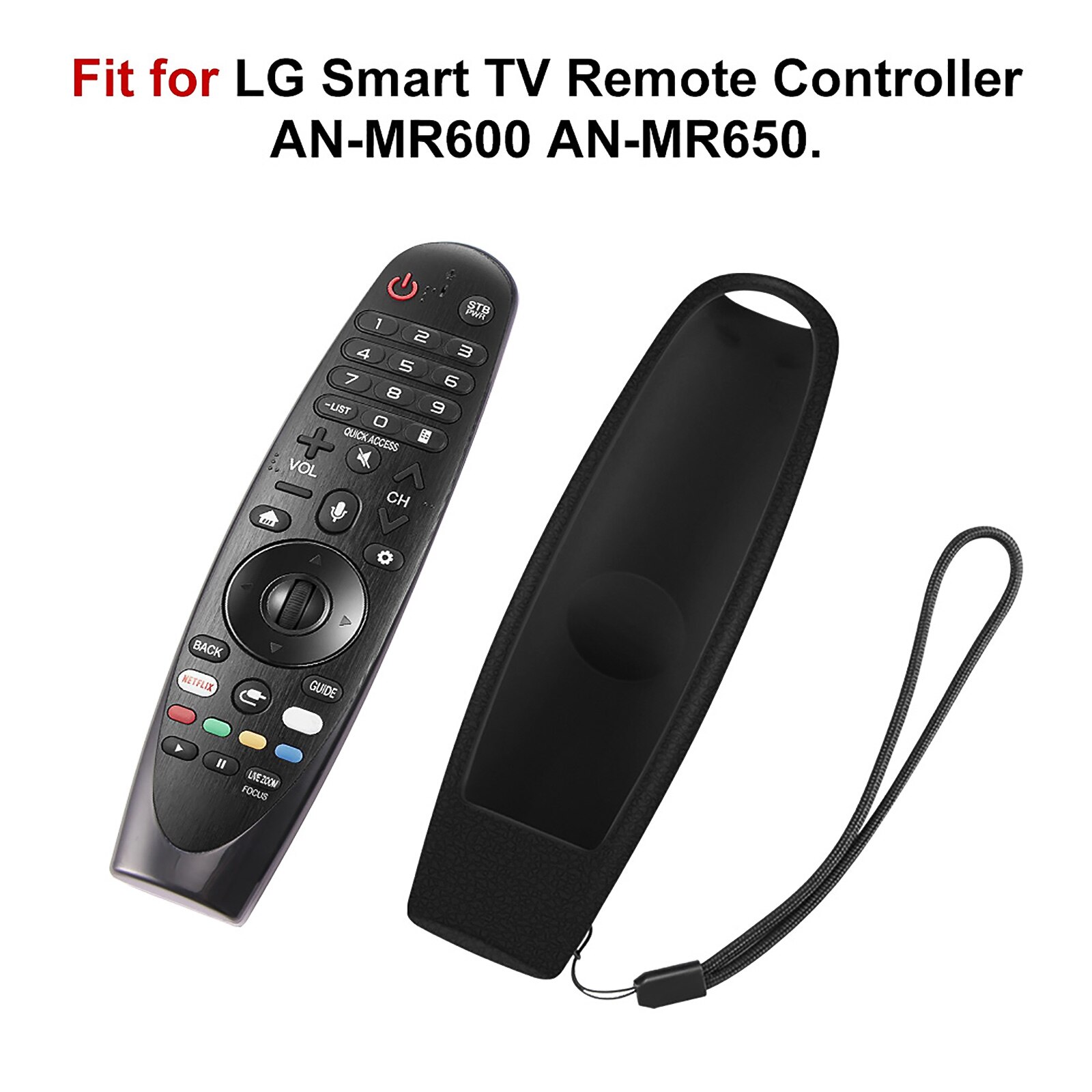 Protective Silicone Case For LG TV AN-MR600 650 AN-MR18BA MR19BA Magic Remote Control Cover Shockproof Washable Remote MR-18