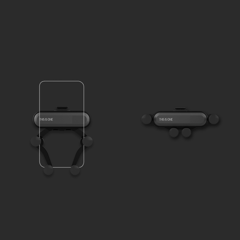 Universele zwaartekrachtbeugel auto telefoonhouder luchtrooster montagestandaard clip voor smartphone in autohouder voor iphone x xs max samsung