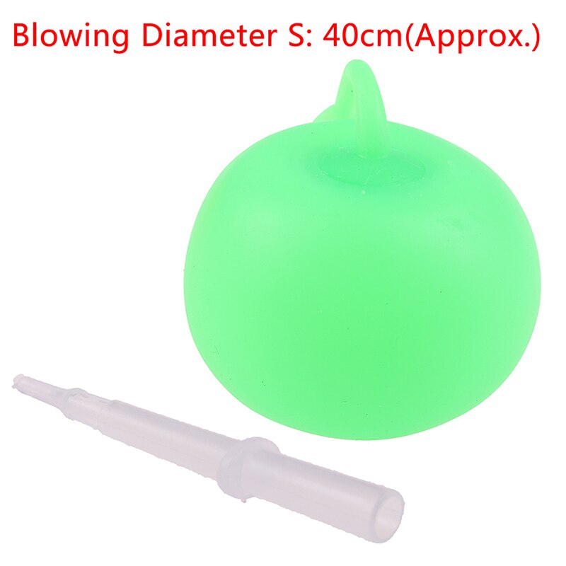 Children Outdoor Soft Air Water Filled Bubble Ball Blow Up Balloon Toy Fun Party Game Summer for Kids Inflatable: Green 40cm