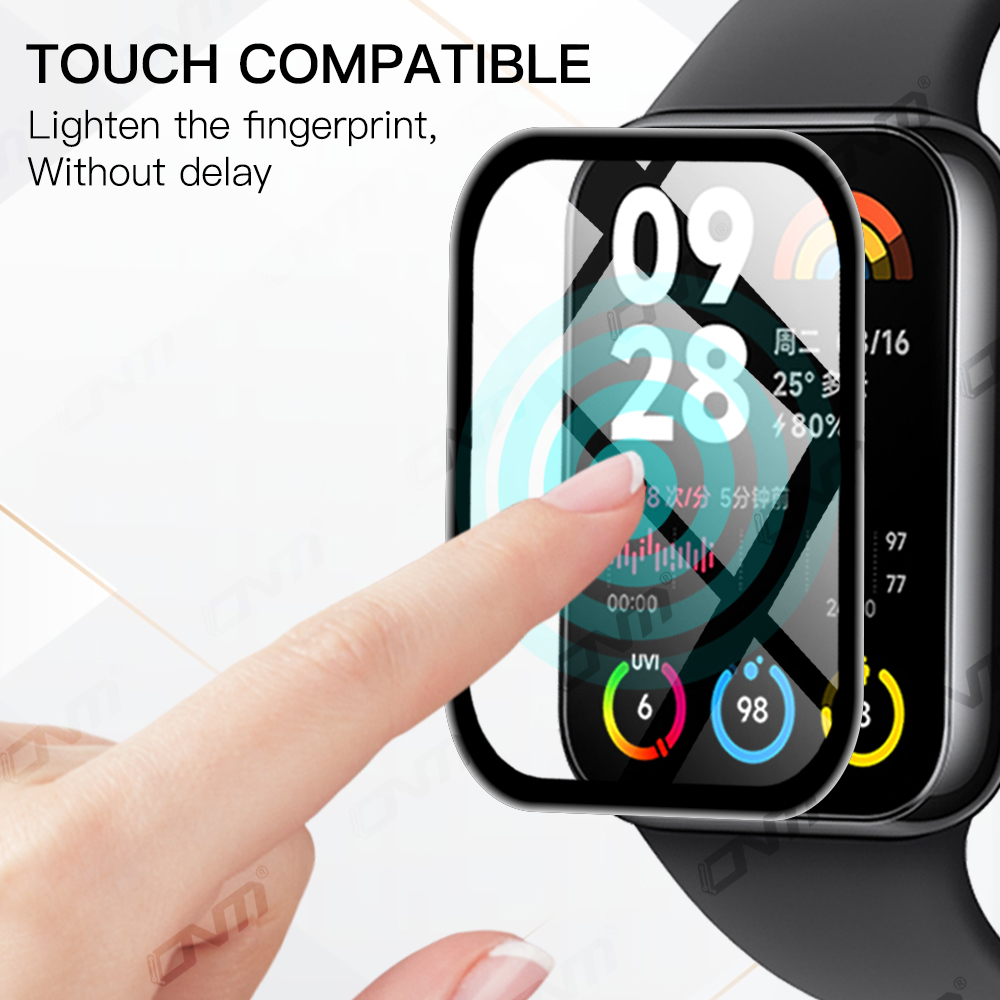 20D Screen Protector for Xiaomi Mi Band 8 Pro Flexible Soft Protective Film for Mi Band8 Pro Full Coverage Film Not Glass