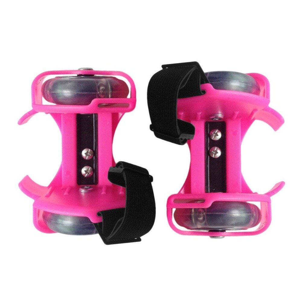 Flash Wheel Heel Roller Kleurrijke Knipperende Roller Kid Safe Whirlwind Katrol Hiel Verstelbare Gewoon Duurzaam Schaatsen Outdoor Home Flash Wielen Schoenen (Kleur: Oranje