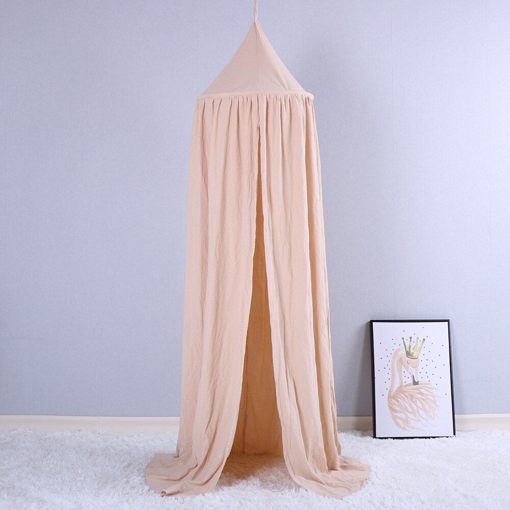 Lovely Baby Mosquito Net Photography Props Baby Room Decoration Home Bed Canopy Curtain Round Crib Netting Baby Tent Infant: 14