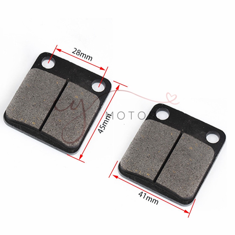 Pastillas de freno traseras de acero para 50cc 70cc 90cc 110cc 125cc 140cc 150cc 160cc bicicleta ATV motocicleta tipo Quad Scooter