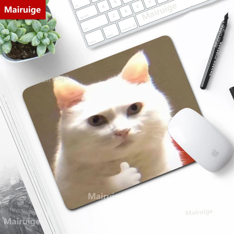 Funny Meme Small Mouse Pad Kawaii Office Mat Gamer Rugs Cute Desk Mats Gaming Accessory Mouse Table Carpet Surface for Computer