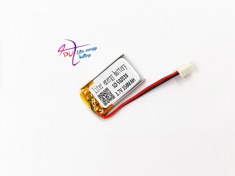 JST XH 2.54mm 502030 3.7V 350MAH Lithium Polymer LiPo Oplaadbare Batterij Voor Mp3 hoofdtelefoon PAD DVD bluetooth camera