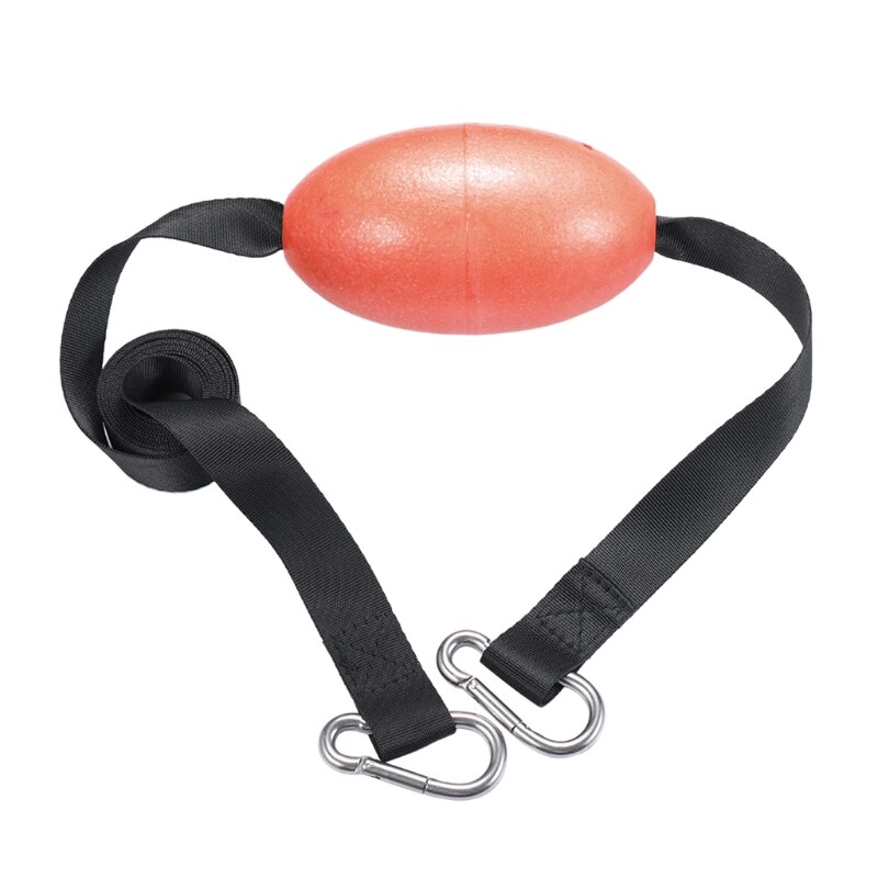70'' Drift Sock Harness with Buoy Stainless Steel Carabiner Marine Rope Drift Control Harness for Canoe Kayak: Red