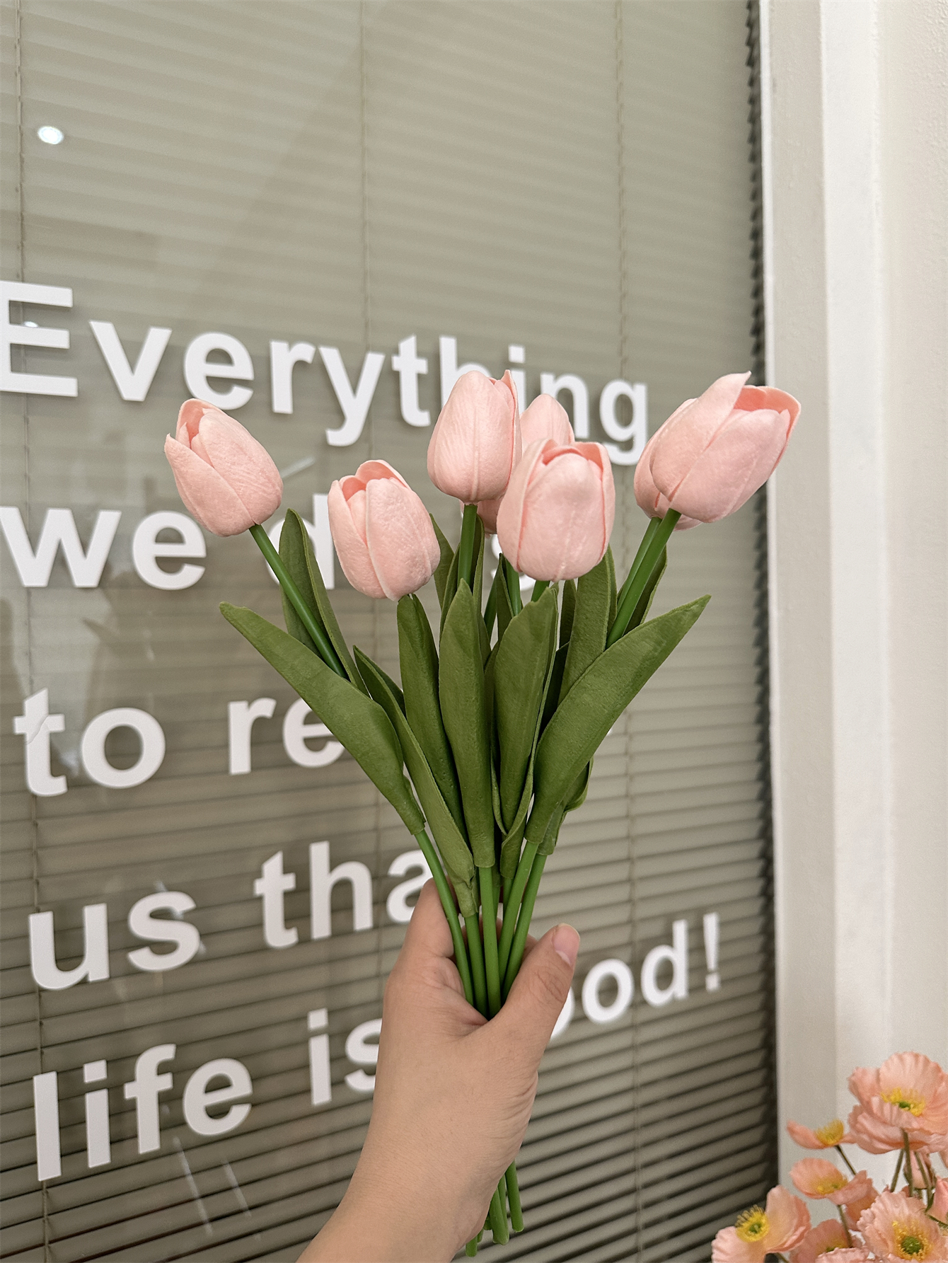 Tulip imitation flower home decoration decoration floral art bedroom decoration immortal bouquet