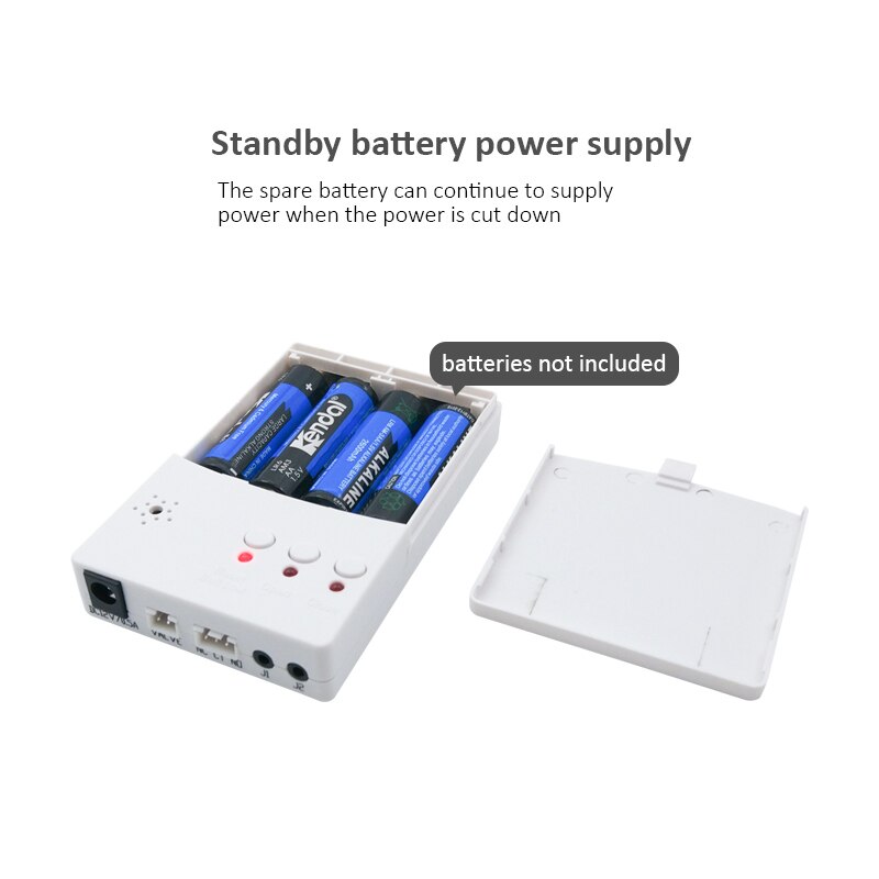 Water Detector Central Unit WLZ 807 for Water Leakage Auto Shut Off Alarm System Powerd by Adaptor or Battery